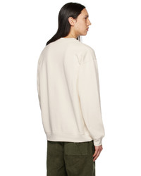 Sweat-shirt imprimé beige Dime