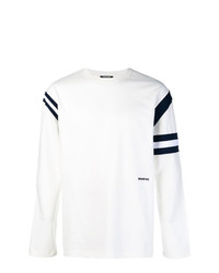 Sweat-shirt imprimé blanc et noir Calvin Klein 205W39nyc