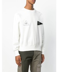 Sweat-shirt imprimé blanc et noir Gosha Rubchinskiy