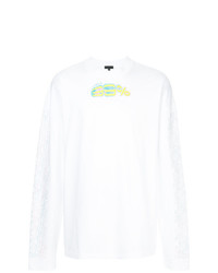 Sweat-shirt imprimé blanc 99% Is