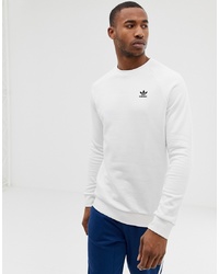 Sweat-shirt imprimé blanc adidas Originals