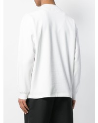 Sweat-shirt imprimé blanc Pressure