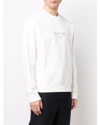 Sweat-shirt imprimé blanc Oamc