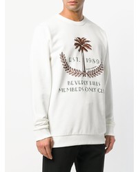 Sweat-shirt imprimé blanc Ih Nom Uh Nit