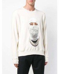 Sweat-shirt imprimé blanc Ih Nom Uh Nit