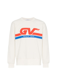 Sweat-shirt imprimé blanc Givenchy