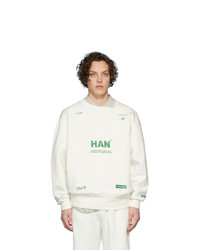 Sweat-shirt imprimé blanc Han Kjobenhavn
