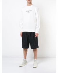 Sweat-shirt imprimé blanc A.P.C.