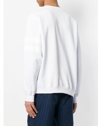 Sweat-shirt imprimé blanc Gcds