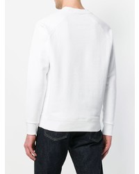 Sweat-shirt imprimé blanc MAISON KITSUNÉ