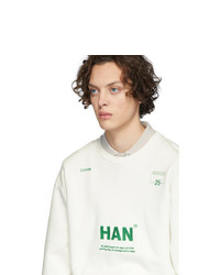 Sweat-shirt imprimé blanc Han Kjobenhavn