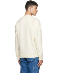 Sweat-shirt imprimé blanc Kenzo