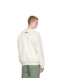 Sweat-shirt imprimé blanc Fear Of God