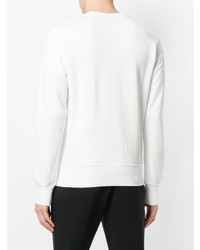 Sweat-shirt imprimé blanc Aspesi