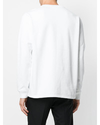 Sweat-shirt imprimé blanc Givenchy