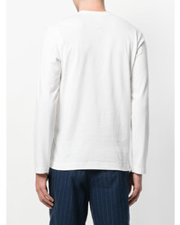 Sweat-shirt imprimé blanc Comme Des Garçons Shirt Boys