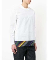 Sweat-shirt imprimé blanc Kolor