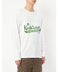 Sweat-shirt imprimé blanc Kent & Curwen