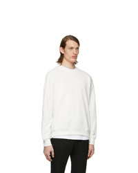 Sweat-shirt imprimé blanc 032c