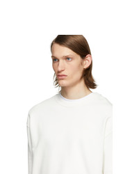 Sweat-shirt imprimé blanc 032c