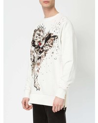 Sweat-shirt imprimé blanc Ih Nom Uh Nit