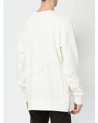 Sweat-shirt imprimé blanc Ih Nom Uh Nit