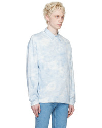 Sweat-shirt imprimé bleu clair A.P.C.