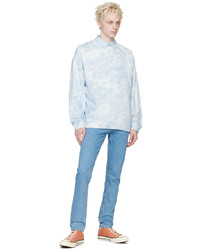 Sweat-shirt imprimé bleu clair A.P.C.