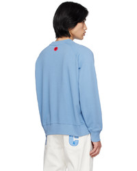 Sweat-shirt imprimé bleu clair Icecream