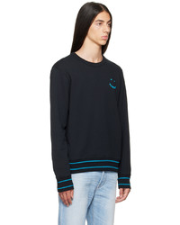 Sweat-shirt imprimé bleu marine Ps By Paul Smith