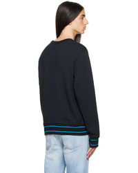 Sweat-shirt imprimé bleu marine Ps By Paul Smith