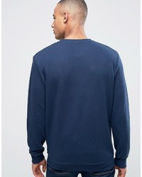 Sweat-shirt imprimé bleu marine Esprit