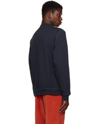 Sweat-shirt imprimé bleu marine Ps By Paul Smith