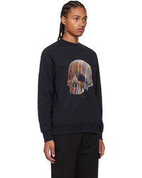 Sweat-shirt imprimé bleu marine Ps By Paul Smith