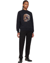 Sweat-shirt imprimé bleu marine Ps By Paul Smith