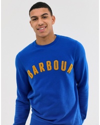 Sweat-shirt imprimé bleu Barbour
