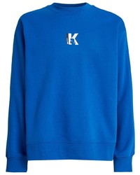 Sweat-shirt imprimé bleu KARL LAGERFELD JEANS