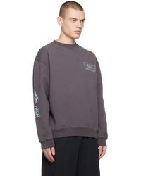 Sweat-shirt imprimé gris foncé Brain Dead