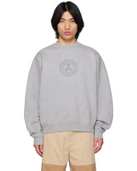 Sweat-shirt imprimé gris Axel Arigato