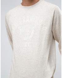 Sweat-shirt imprimé gris Esprit