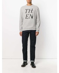 Sweat-shirt imprimé gris McQ Alexander McQueen