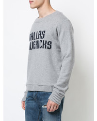 Sweat-shirt imprimé gris The Elder Statesman X Nba