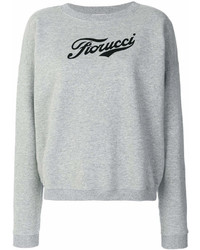Sweat-shirt imprimé gris Fiorucci