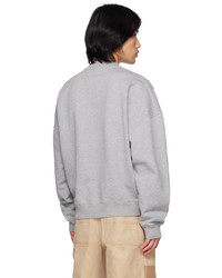 Sweat-shirt imprimé gris Axel Arigato