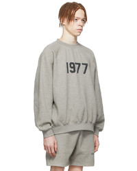 Sweat-shirt imprimé gris Essentials