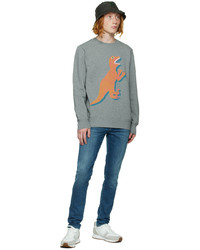 Sweat-shirt imprimé gris Ps By Paul Smith