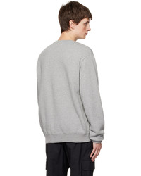 Sweat-shirt imprimé gris Undercover