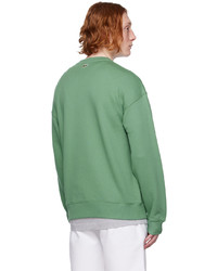 Sweat-shirt imprimé gris Lacoste