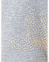 Sweat-shirt imprimé gris