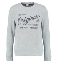Sweat-shirt imprimé gris Jack & Jones